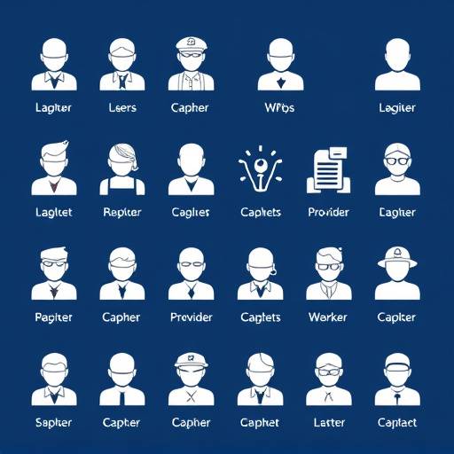 Icone che rappresentano diverse categorie di destinatari dei dati: utenti, fornitori di servizi, autorit&agrave; legali.